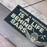 Motorbike Motorcycle Gift Hanging Plaque Gift For Dad Him Biker