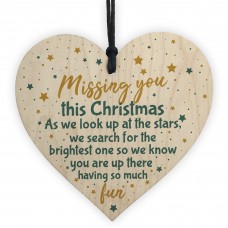 Memorial Christmas Tree Decoration Mum Dad Grandad Grandma Sign