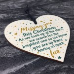 Memorial Christmas Tree Decoration Mum Dad Grandad Grandma Sign