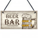 Vintage Bar Sign Beer Plaque Home Bar Wedding Man Cave Pub Gifts