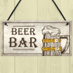 Vintage Bar Sign Beer Plaque Home Bar Wedding Man Cave Pub Gifts