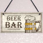 Vintage Bar Sign Beer Plaque Home Bar Wedding Man Cave Pub Gifts