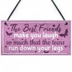 Best Friend Birthday Gift THANK YOU Hanging Plaque Friendship