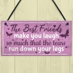 Best Friend Birthday Gift THANK YOU Hanging Plaque Friendship