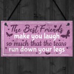 Best Friend Birthday Gift THANK YOU Hanging Plaque Friendship