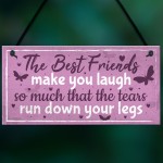 Best Friend Birthday Gift THANK YOU Hanging Plaque Friendship