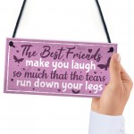 Best Friend Birthday Gift THANK YOU Hanging Plaque Friendship