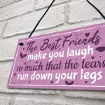 Best Friend Birthday Gift THANK YOU Hanging Plaque Friendship