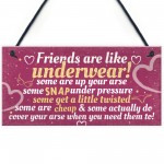 Best Friend Funny Gifts Shabby Chic Plaque Birthday Christmas