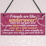 Best Friend Funny Gifts Shabby Chic Plaque Birthday Christmas