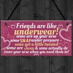 Best Friend Funny Gifts Shabby Chic Plaque Birthday Christmas