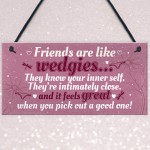 Novelty Funny Best Friend Birthday Christmas Gift Plaque Gifts