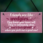 Novelty Funny Best Friend Birthday Christmas Gift Plaque Gifts