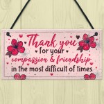 Thank You Friendship Gift Best Friend Sign Birthday Christmas