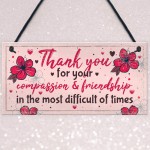 Thank You Friendship Gift Best Friend Sign Birthday Christmas