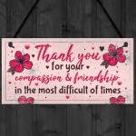 Thank You Friendship Gift Best Friend Sign Birthday Christmas