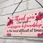 Thank You Friendship Gift Best Friend Sign Birthday Christmas