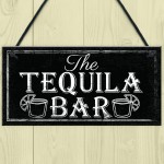The Tequila Bar Garden Home Bar Shed Shabby Chic Drink Plaque