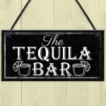The Tequila Bar Garden Home Bar Shed Shabby Chic Drink Plaque