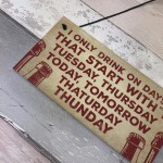 Novelty Alcohol Plaque Drinking Man Cave Sign Home Bar Pub Gifts