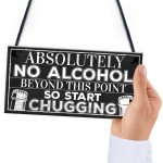 Funny No Alcohol Beyond This Point Home Bar Hot Tub Jacuzzi Gift