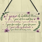 1st Wedding Anniversary Card Gift For Husband Wife First Year 