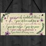 1st Wedding Anniversary Card Gift For Husband Wife First Year 