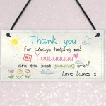 Teacher Leaving Gift Nursery Plaque Childminder Preschool Gift