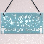 Nautical Wash Your Hands Quirky Bathroom Signs Funny Loo Plaque