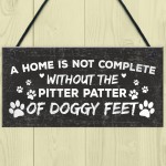 Funny Dog Hanging Plaque Dog House Decor Sign Dog Christmas Gift