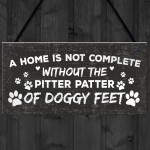 Funny Dog Hanging Plaque Dog House Decor Sign Dog Christmas Gift