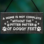 Funny Dog Hanging Plaque Dog House Decor Sign Dog Christmas Gift