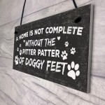 Funny Dog Hanging Plaque Dog House Decor Sign Dog Christmas Gift