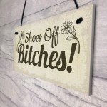 unny Take Your Shoes Off Sign Welcome Hanging Plaque Gifts