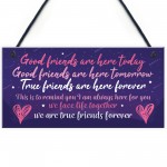 Special Friendship Plaques Birthday Christmas Gifts For Her Sign