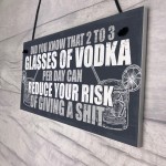 Funny Alcohol Gift Home Bar Sign Vodka Garden Pub Shed Plaque