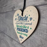 Uncle Gifts Brother Friendship Gift Wooden Heart Sign Birthday