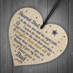 Dad Memorial Plaque Birthday Christmas Tree Decoration Wood Gift