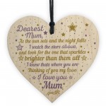 Mum Memorial Bauble Birthday Christmas Tree Decoration Wood Gift