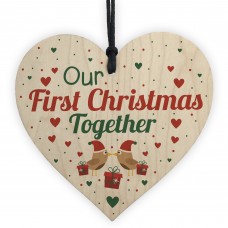 Our First 1st Christmas Tree Bauble Decoration Anniversary Gift