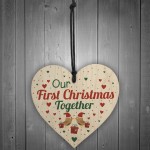 Our First 1st Christmas Tree Bauble Decoration Anniversary Gift