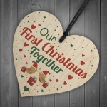 Our First 1st Christmas Tree Bauble Decoration Anniversary Gift