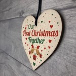 Our First 1st Christmas Tree Bauble Decoration Anniversary Gift
