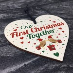 Our First 1st Christmas Tree Bauble Decoration Anniversary Gift