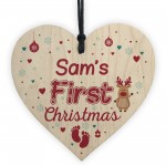 PERSONALISED Baby Child's First Christmas Tree Decoration Bauble