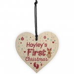 PERSONALISED Baby Child's First Christmas Tree Decoration Bauble