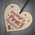 PERSONALISED Baby Child's First Christmas Tree Decoration Bauble