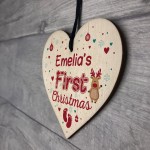 PERSONALISED Baby Child's First Christmas Tree Decoration Bauble