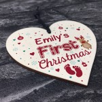 PERSONALISED Baby Child's First Christmas Tree Decoration Bauble