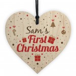 PERSONALISED Baby First 1stChristmas Tree Bauble Decoration Gift